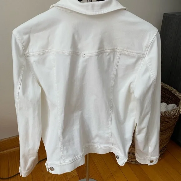 Liverpool White Jacket with Label Detail - Picture 2 of 5